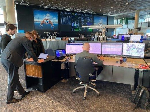 Above: SATAVIA in-person visits to flight dispatch operations rooms at KLM/KLM Cityhopper and SunExpress